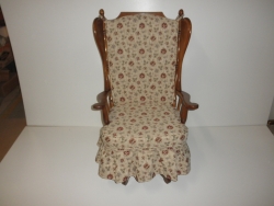 upholstered swivel rocker after