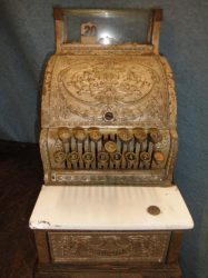 Cash Register Before Restoration